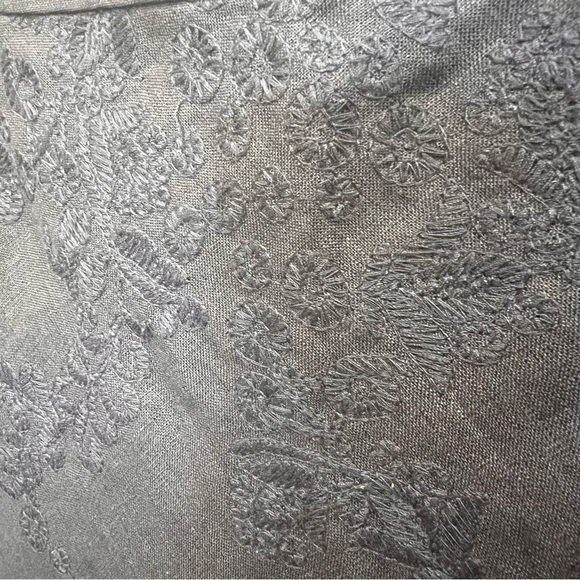Brooks Brothers Embroidered Linen Maxi Skirt size 12 - Picture 2 of 12